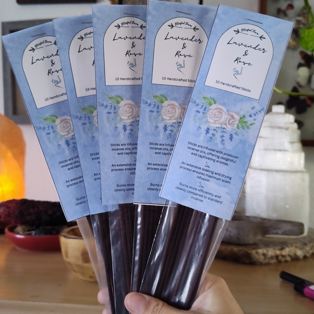 Lavender & Rose Incense Sticks